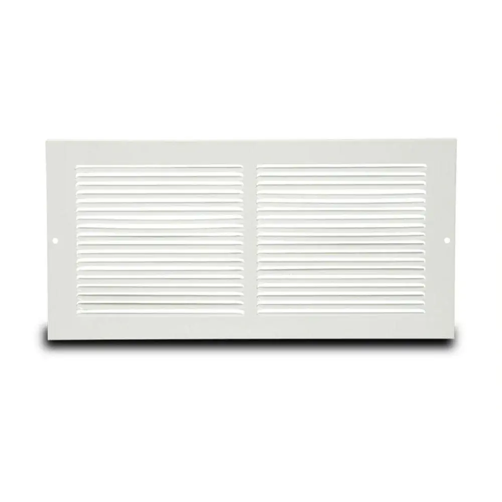 MF3RG148W METAL-FAB Pearl Return Air Grille, 1/3" Spacing, 14" X 8"