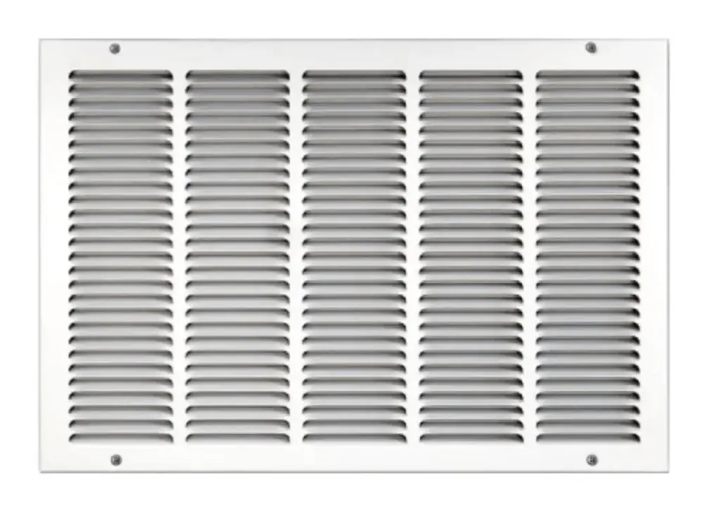 MFBG166W METAL-FAB Pearl Baseboard Grille, 1/2" Spacing, 16" X 6"