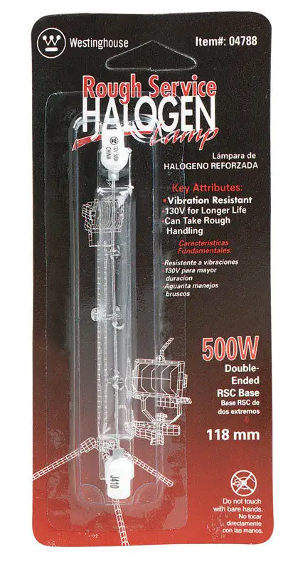 Westinghouse Rough Service 150 W T3 Utility Halogen Bulb 2,600 lm White 1 Pack