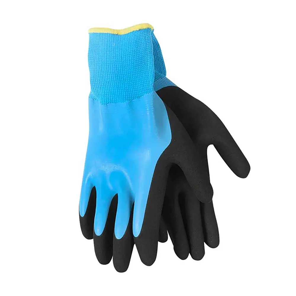 Waterproof Work Gloves Fully Coated Rubber, Slim