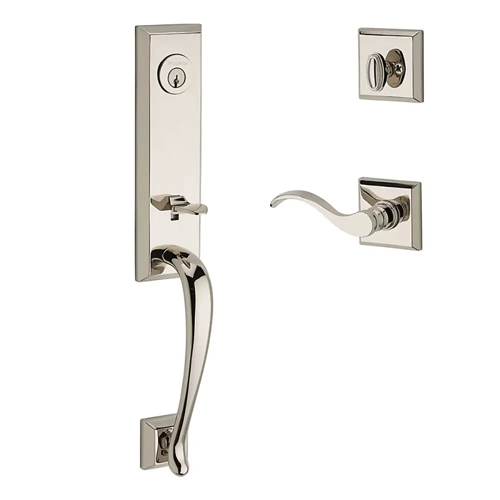 Baldwin FDCOLCURLTRR152 Reserve Full Dummy Columbus Handleset Satin Nickel