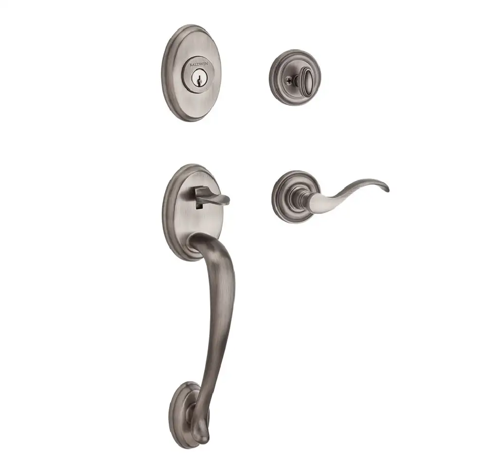 Baldwin Reserve Single Cylinder Del Mar Handleset SCDELCURLTRR141