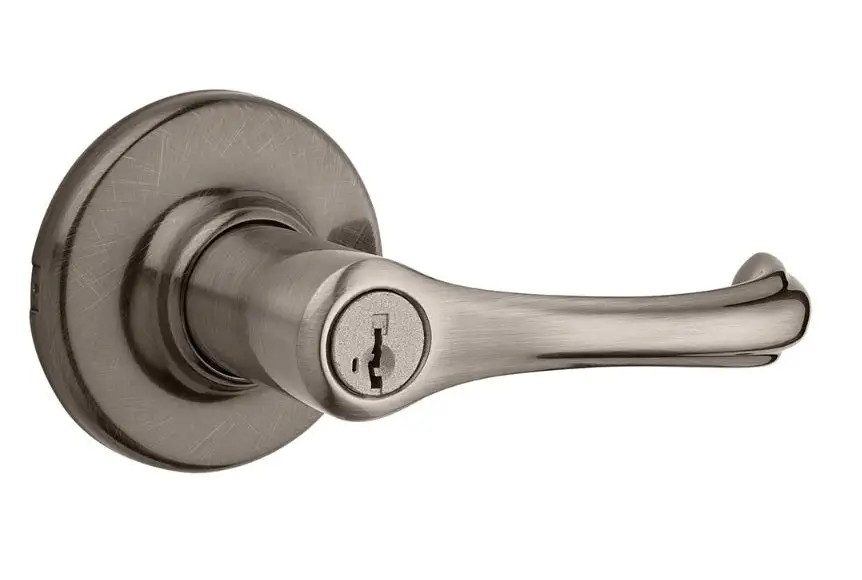 Ashfield Single Cylinder Interior Handleset Trim on Sale - Building Hardware Materials Kwikset