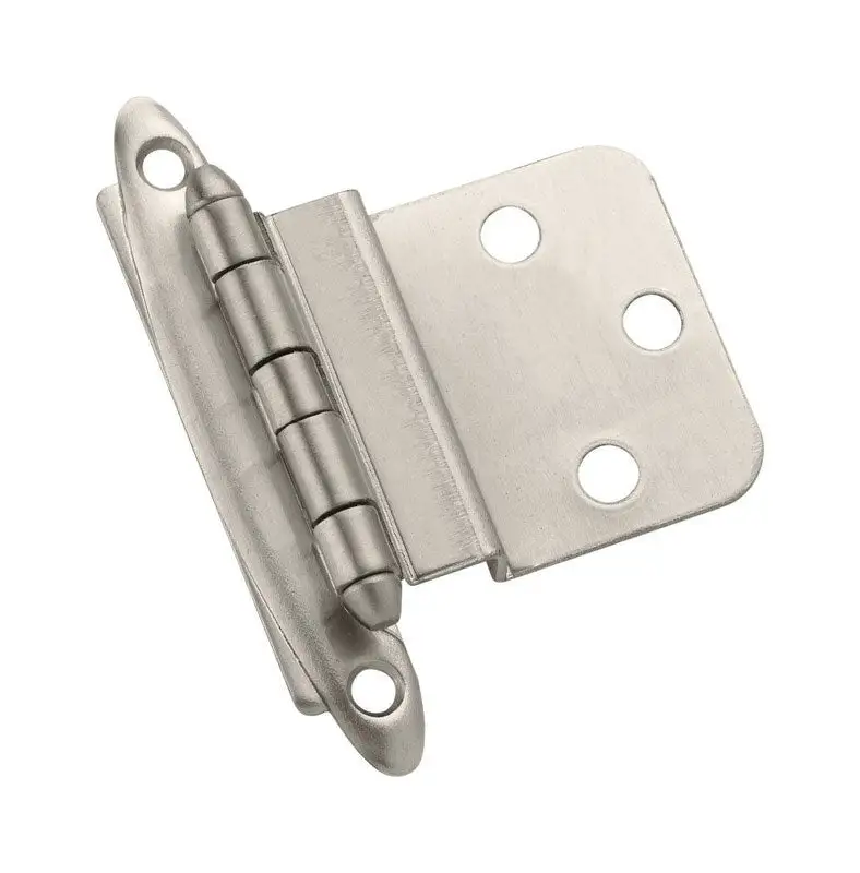 Amerock Nickel Steel Matrix Concealed Hinge 2 Pack - Modern Cabinet Hardware