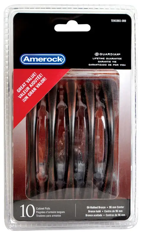 Amerock Oil Rubbed Bronze Self-Closing Hinge 10 Pack - Cabinet Hardware