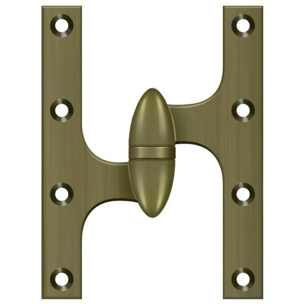 Deltana OK6050B19-L 6x5 Black Door Hinge
