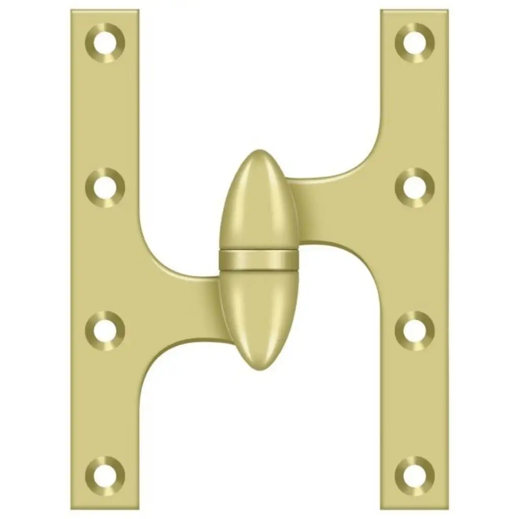 Deltana OK6050B26D-R 6x5 Satin Chrome Door Hinge