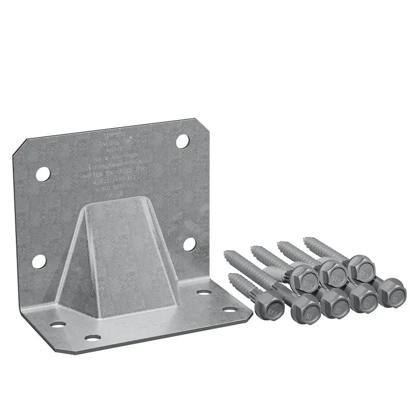 Simpson Strong-Tie HGA HGA10KT Hurricane Tie Kit, 3 ft L, 3-1/2 W, Hardened, Galvanized, Fastening Method: Screw