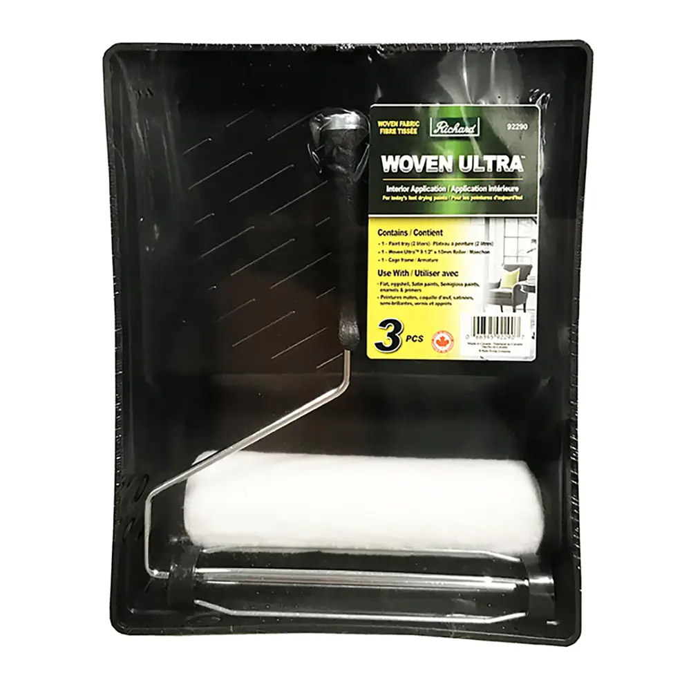 3-Piece Paint Place : Tray, 9-1/2'' Lint-Free Sleeve and Frame