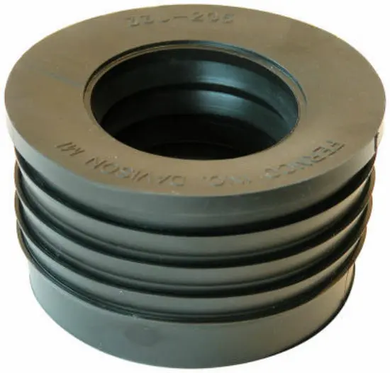 Fernco P44U-405 4 Inch Cast Iron Hub Donut Plumbing Applications