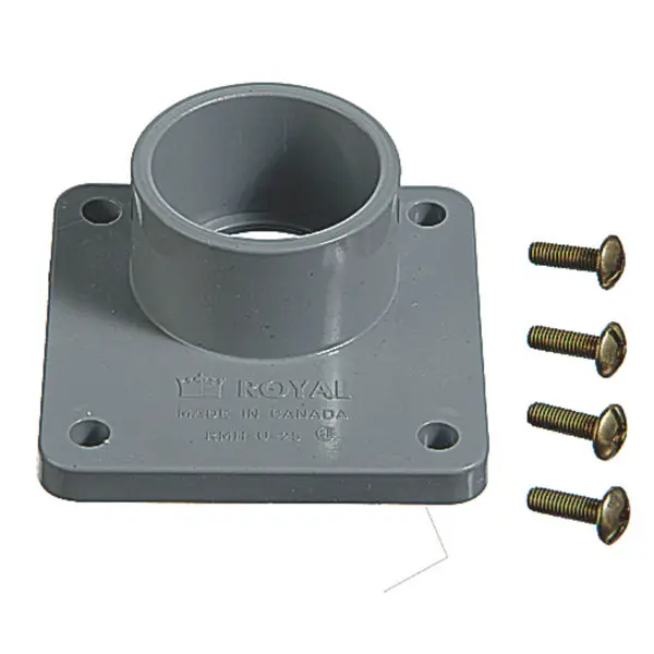Carlon MHUBA-200 Unthreaded Interchangeable PVC Hub Gray 2 Inch
