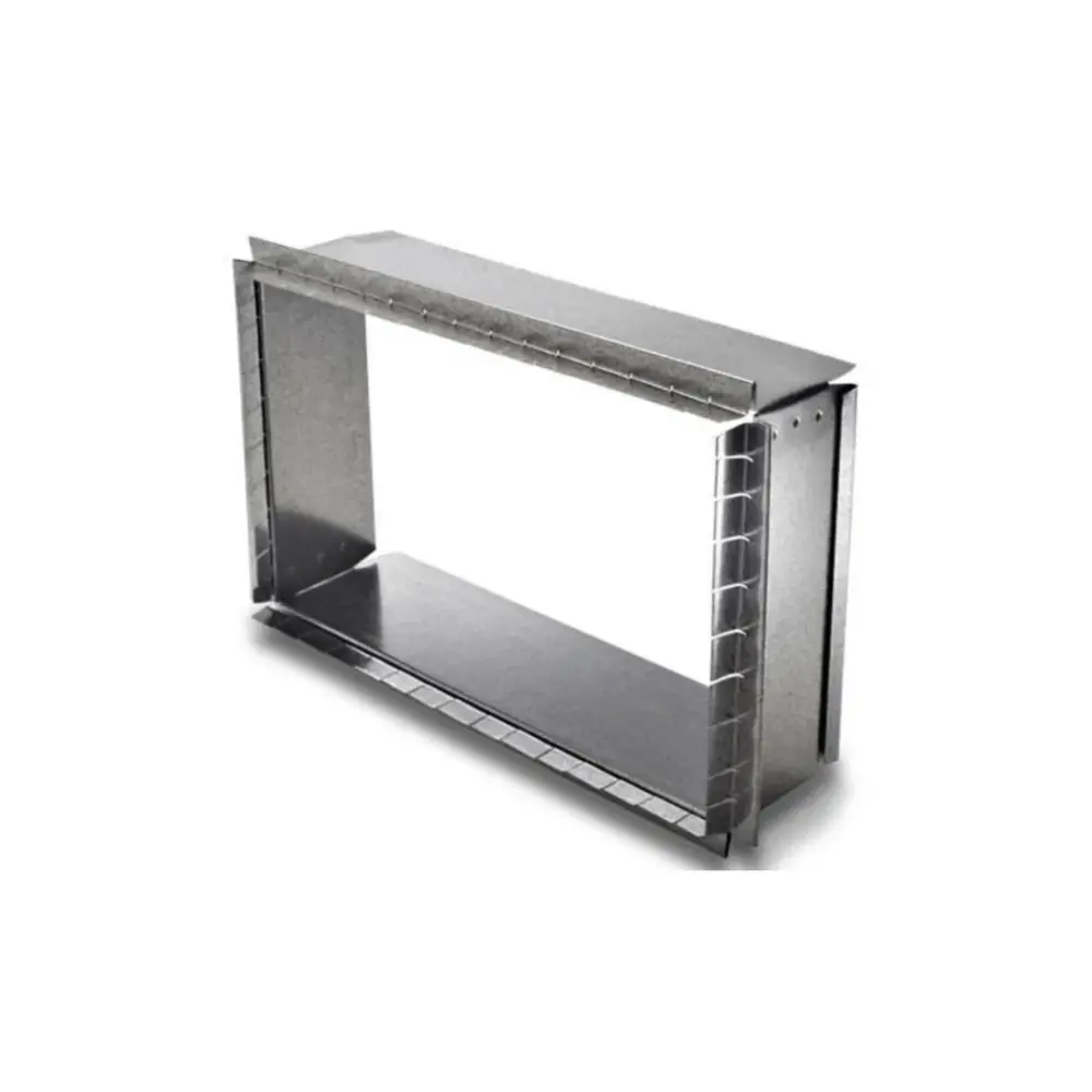 18 X 8"WARM AIR COLLAR Basement Installation