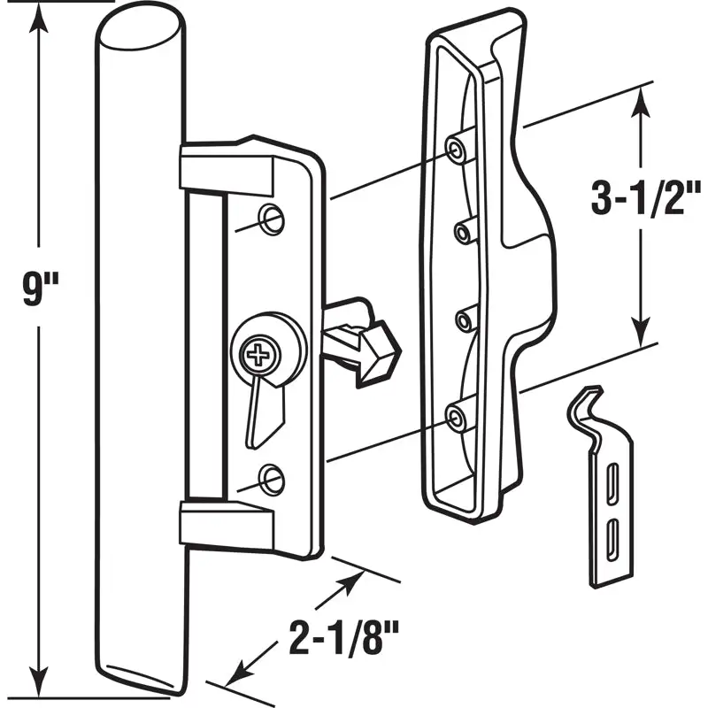 ProSource S7P31-PS Saturn T3 Handle Set, Satin Nickel