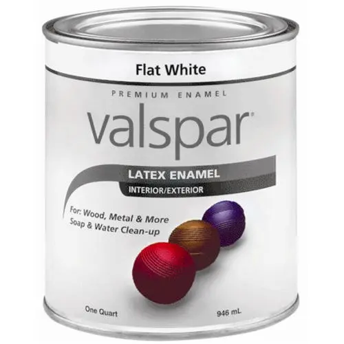 Interior Exterior Acrylic Latex Enamel 1 Gallon Gloss Paint Walls and Trim Valspar