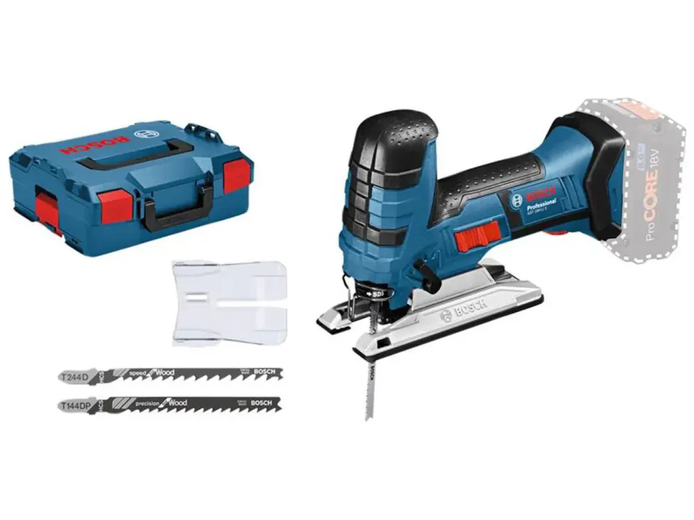 Bosch Gst 18V-Li S 18V Specialist Barrel Grip Jigsaw Bare Unit + L-Boxx