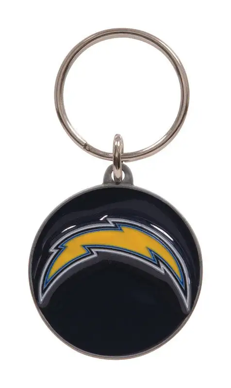 HILLMAN NFL Tempered Steel Green Split Ring Keychain