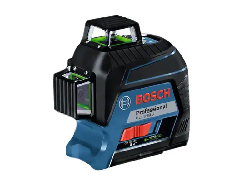 High-Accuracy Rechargeable Bosch GLL 3-80 CG Professional 360° Line Laser + BM 1 Specialist Universal Mount