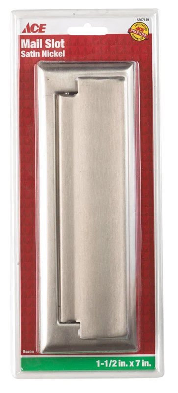 Ace 2.6875 Inch Bright Brass Mail Slot