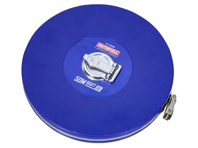 Faithfull Rounded Maxi Tape 50m/165ft (Width 13mm)
