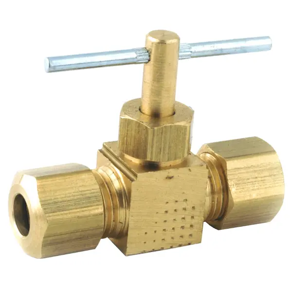 Anderson Metals 759106-06 Lead Free Straight Needle Valve 3/8 Inch