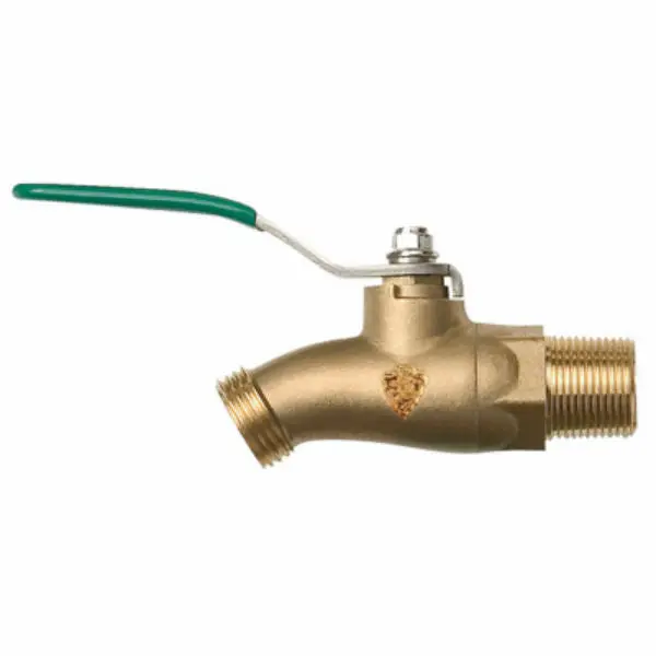 Arrowhead 251BVLF QuickTurn No-Kink Hose Bibb Ball Valve 1/2 MIP x 3/4