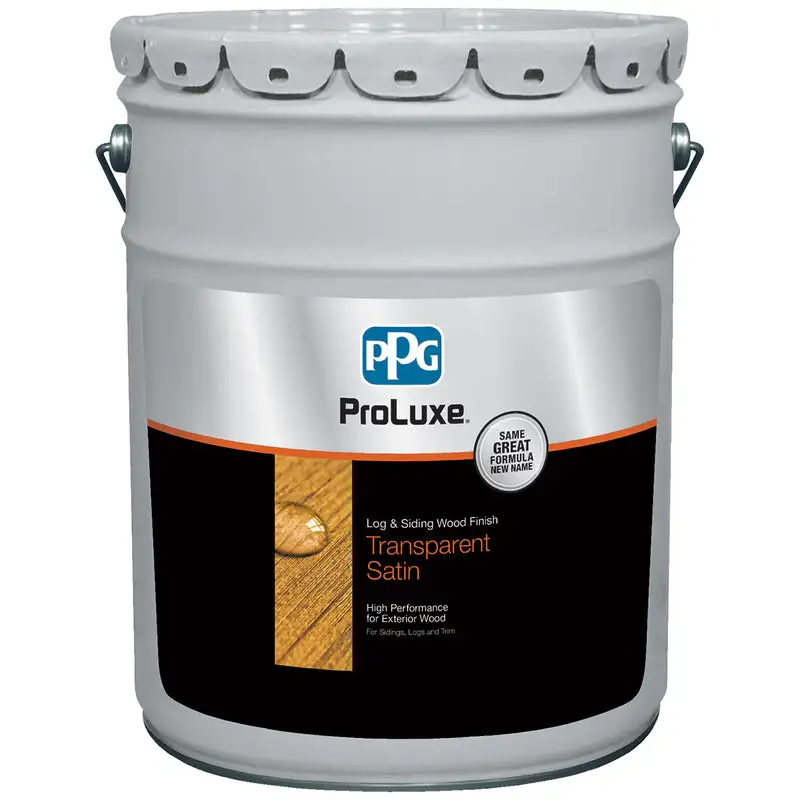 ProLuxe Cetol Log and Siding Transparent Satin Natural Oil-Based Wood Finish 5 Gallon Sikkens