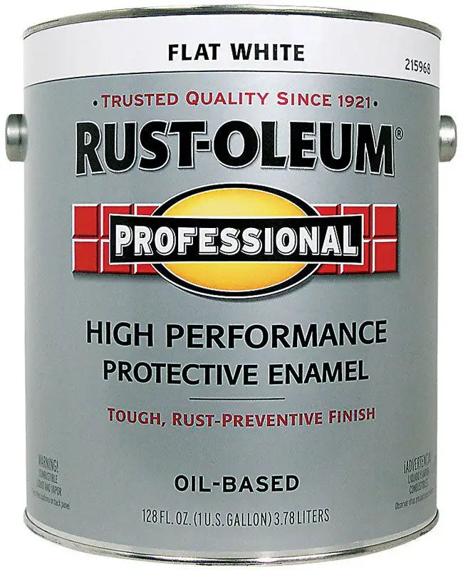 Rust-Oleum Professional Gloss Black Oil-Based Protective Paint 1 Gallon Indoor and Outdoor Use