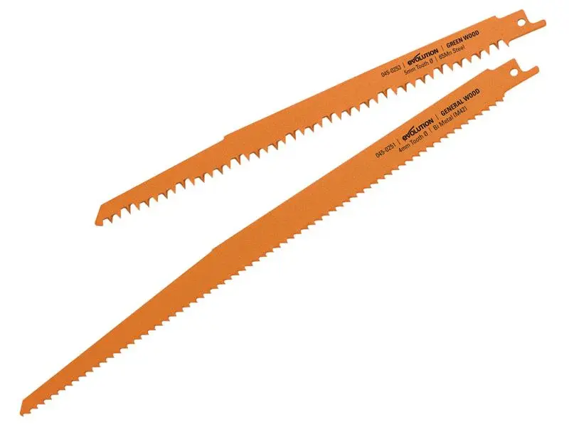 Anti-Vibration Evolution RAGE8 Wood Cutting Blade Pack