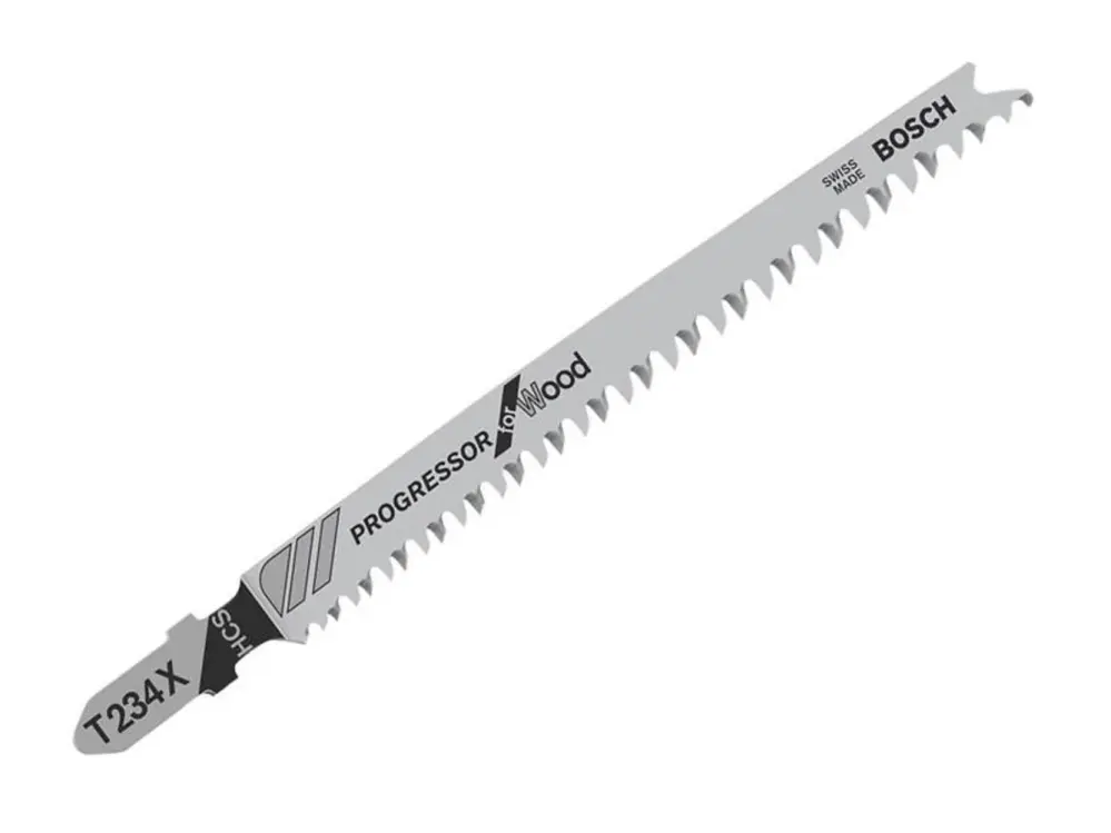 Bosch Powertool Accessories T 234 X Progressor Wood Jigsaw Blade 117Mm Pack 5