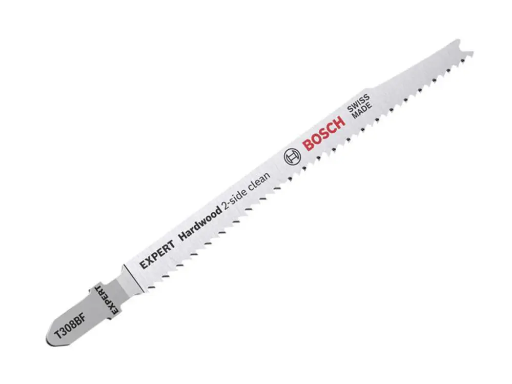 Bosch Powertool Accessories Expert Hardwood 2-Side Immaculate T308bf Jigsaw Blade Pack 5
