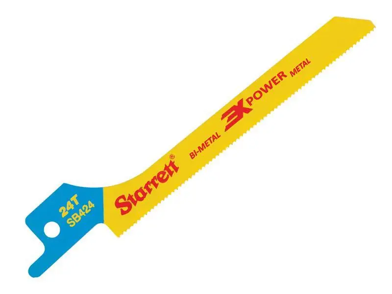 SB424-5 Bi-Metal Reciprocating Blade, Alloy Scroll 100mm 24 TPI (Pack 5)