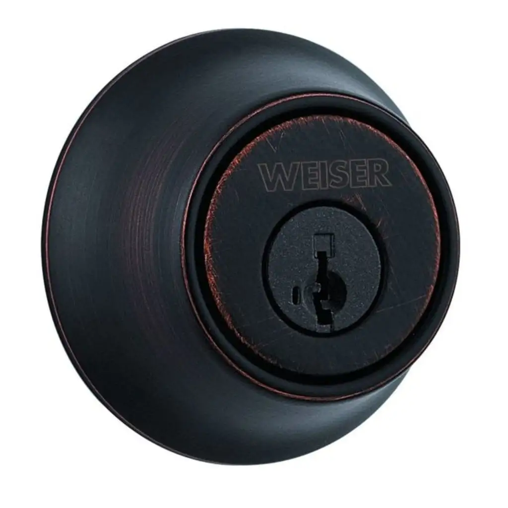 Weiser Lock GLA101A11P Aspen Passage Door Lock Venetian Bronze Decorative Interior Doors