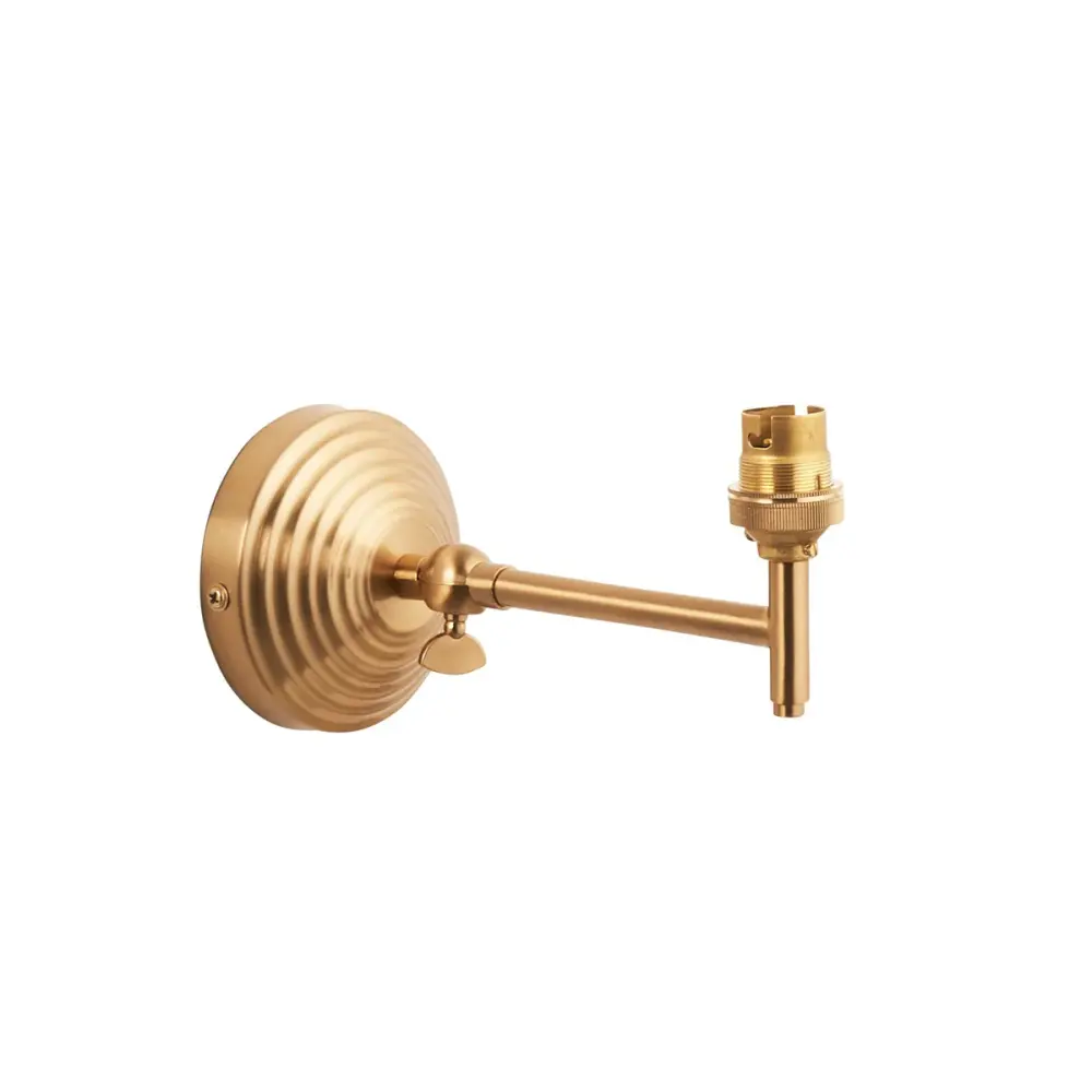 Obelisk Fold Wall Light - Soft-touch Aged Brass