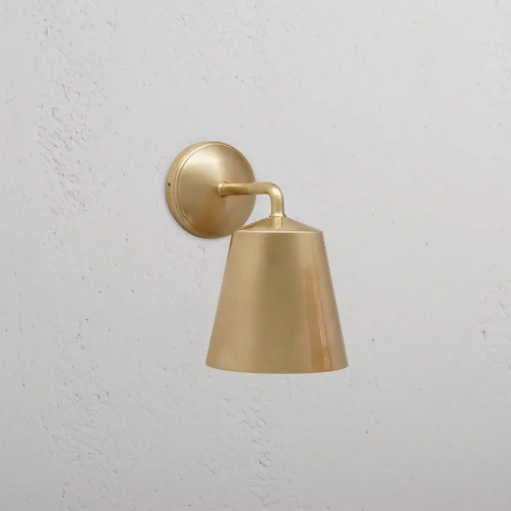Richmond Medium Wall Light - Antique Warm alloy Clear Glass Shade