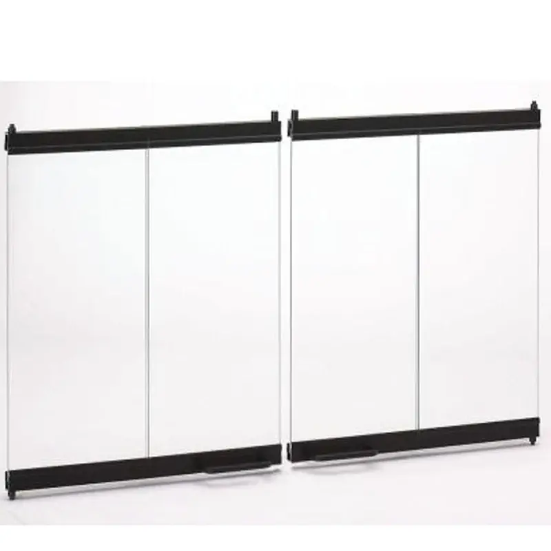 Comfort Flame BDB42 Series Bi-Fold Door, 42 D, Aluminum/Glass Front Door Security