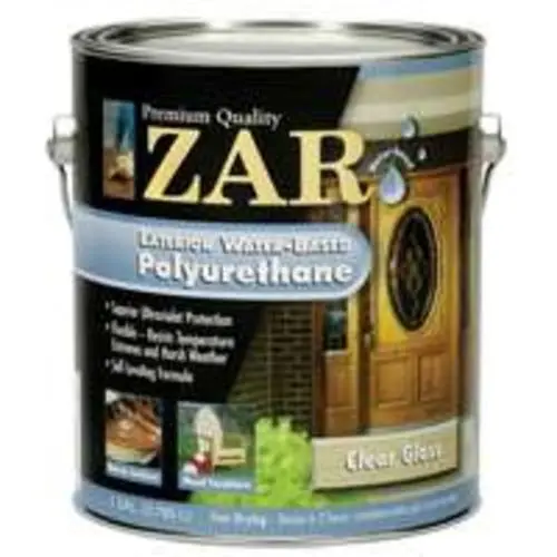 Aqua Zar Water Based Polyurethane 1 Gallon Semi Gloss Protective Wood Finish United Gilsonite