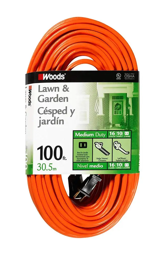 Flat Utility Extension Cord Yellow - Reliable Electrical Material Woods