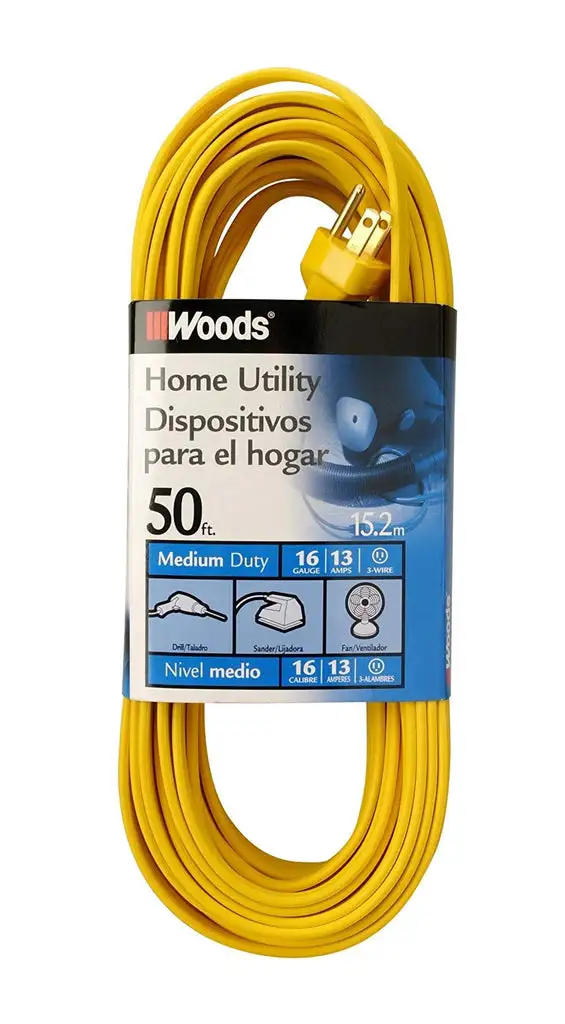 Flat Vinyl Extension Cord - Durable and Affordable Electrical Solution Woods