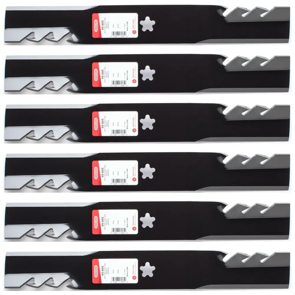 6 Pack 95-605 Oregon G3 Gator Blades Rpl 532187254, 532187255, 532187256 & More