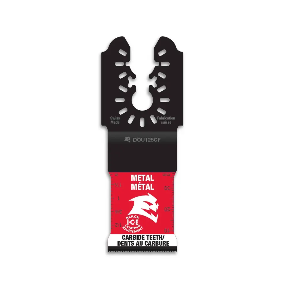 Universal Fit Oscillating Blade Carbide Teeth All-metal, 1-1/4"