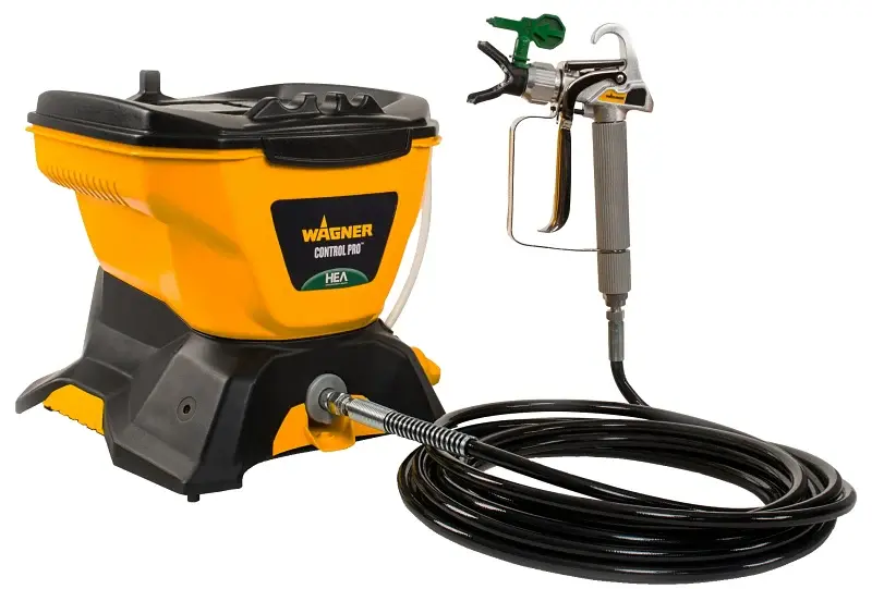 Wagner Control Pro 130 Series 0580678 Electric Stationary Airless Paint Sprayer, 25 ft L Hose, 0.015 Tip, Piston Pump
