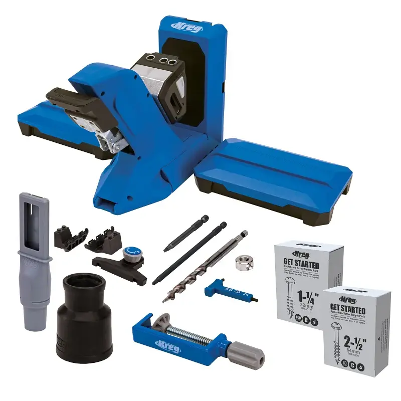 Kreg KPHJ720PRO Series Pocket Hole Jig, 1/2 to 1-1/2 Clamping, Contains: (160) Kreg Pocket-Hole Screws Includes