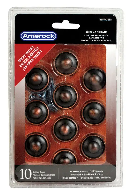 Amerock Allison Traditional Cabinet Pull 3 Inch Oil Rubbed Bronze 10 Pack