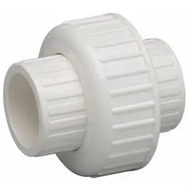 PVC Pipe Fitting Solvent Weld Slip Union Schedule 40 2-Inch Homewerks