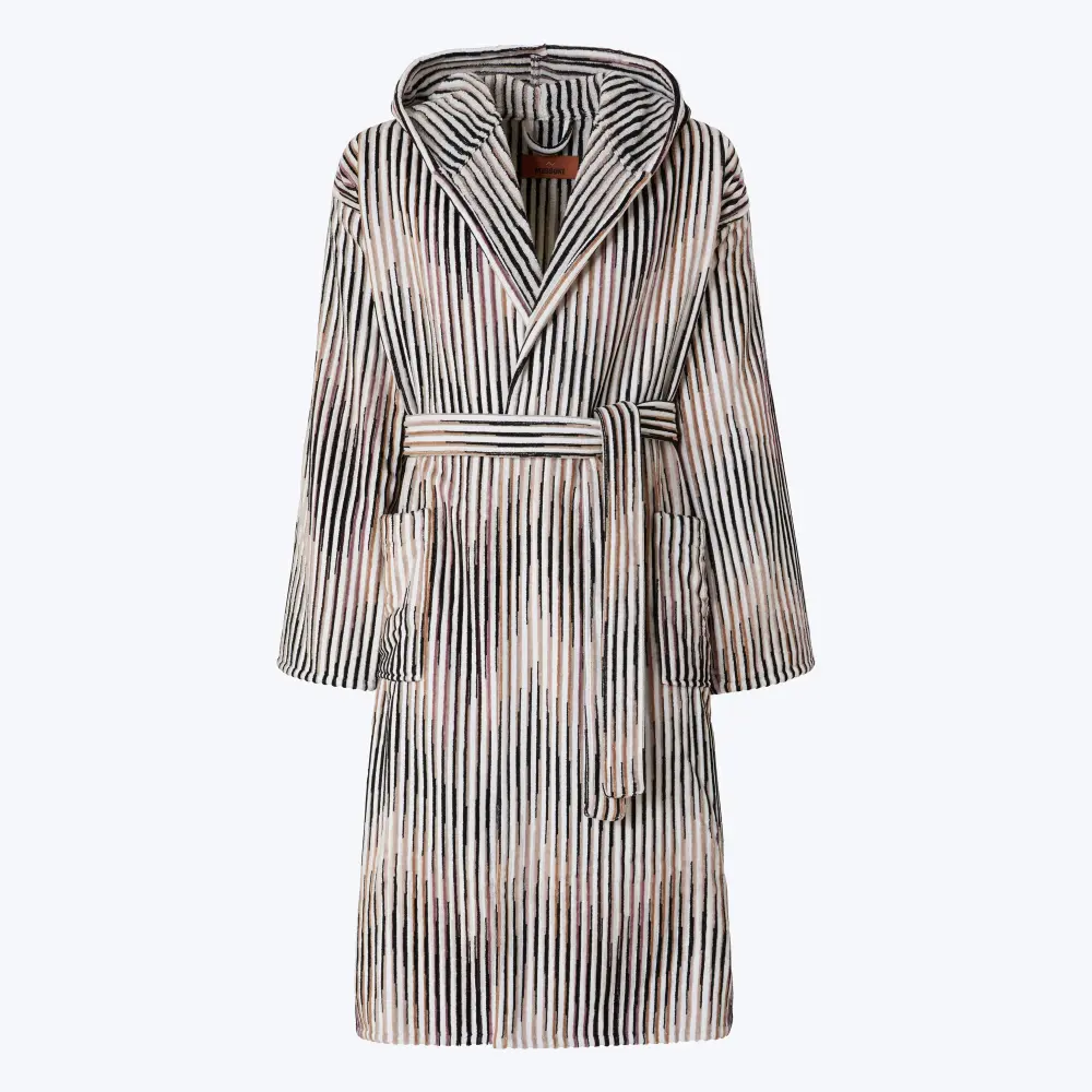 Arpeggio Hooded Bathrobe Modern Design