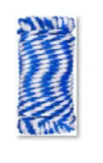3/8 Inch x 75 Foot Sapphire And White Color Rope