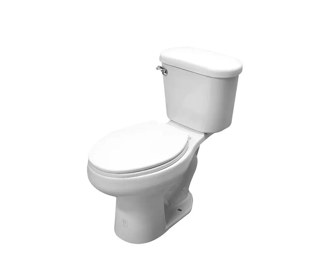 Cato J0052011120 Round Bowl White Toilet 1.28 GPF Flush