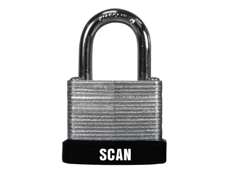 Scan Laminated Metal Padlock 30mm