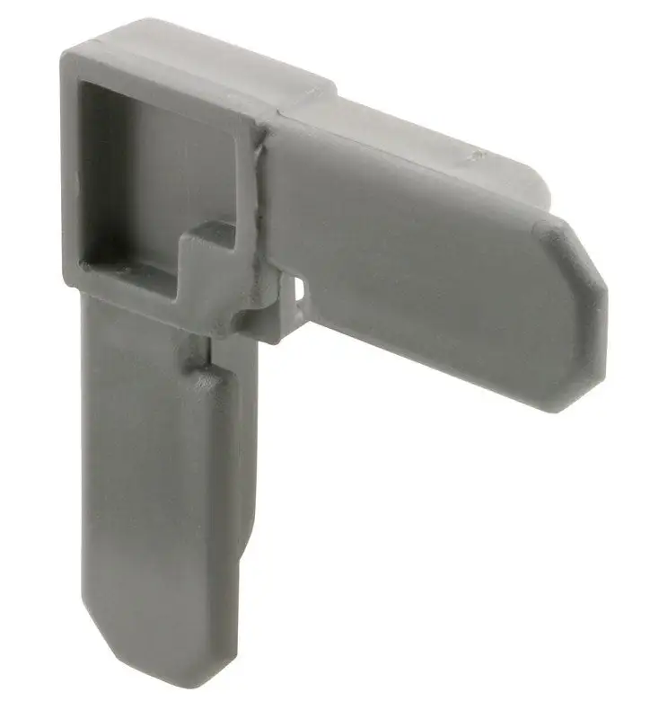 Prime-Line Gray Plastic 3/8 . W X 3/4 . L Screen Frame Corner 1 pk