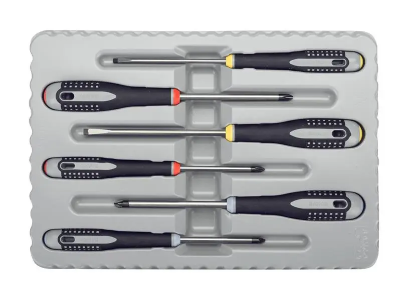 Bahco BE-9884 ERGO Screwdriver Place, 6 Piece